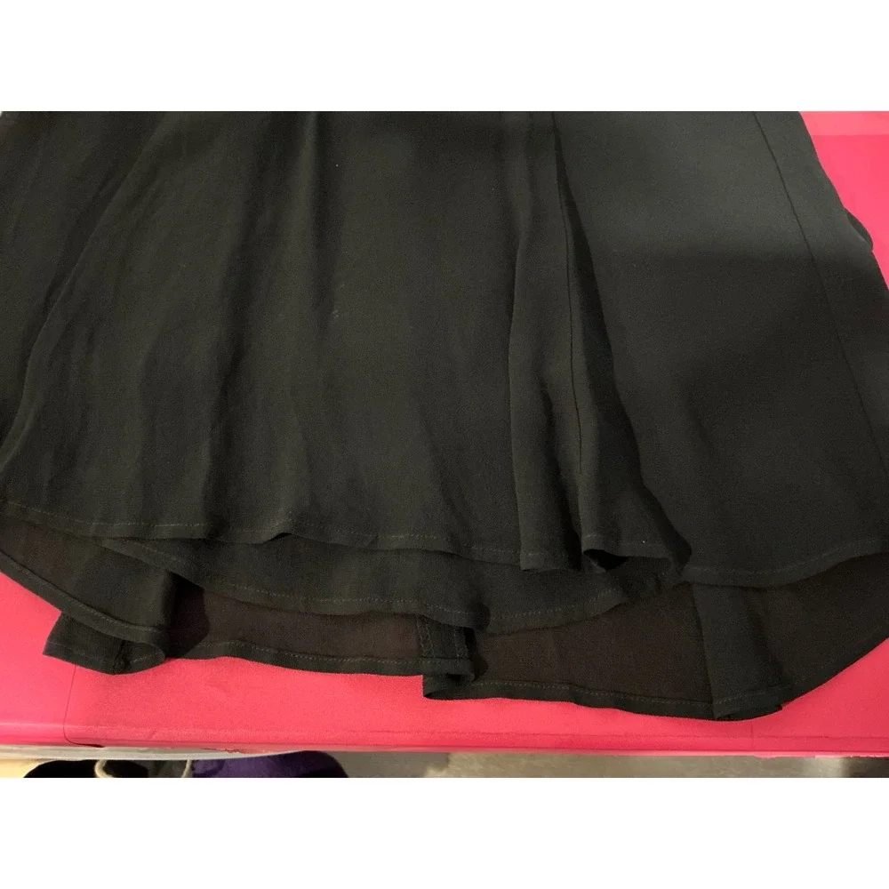 Reformation Womens Black Sheer Cap Sleeve Dress Sz 10 LBD‎ Party Holiday NYE
